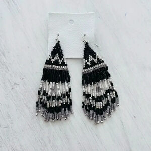 Free People Beaded Earrings NWT $40